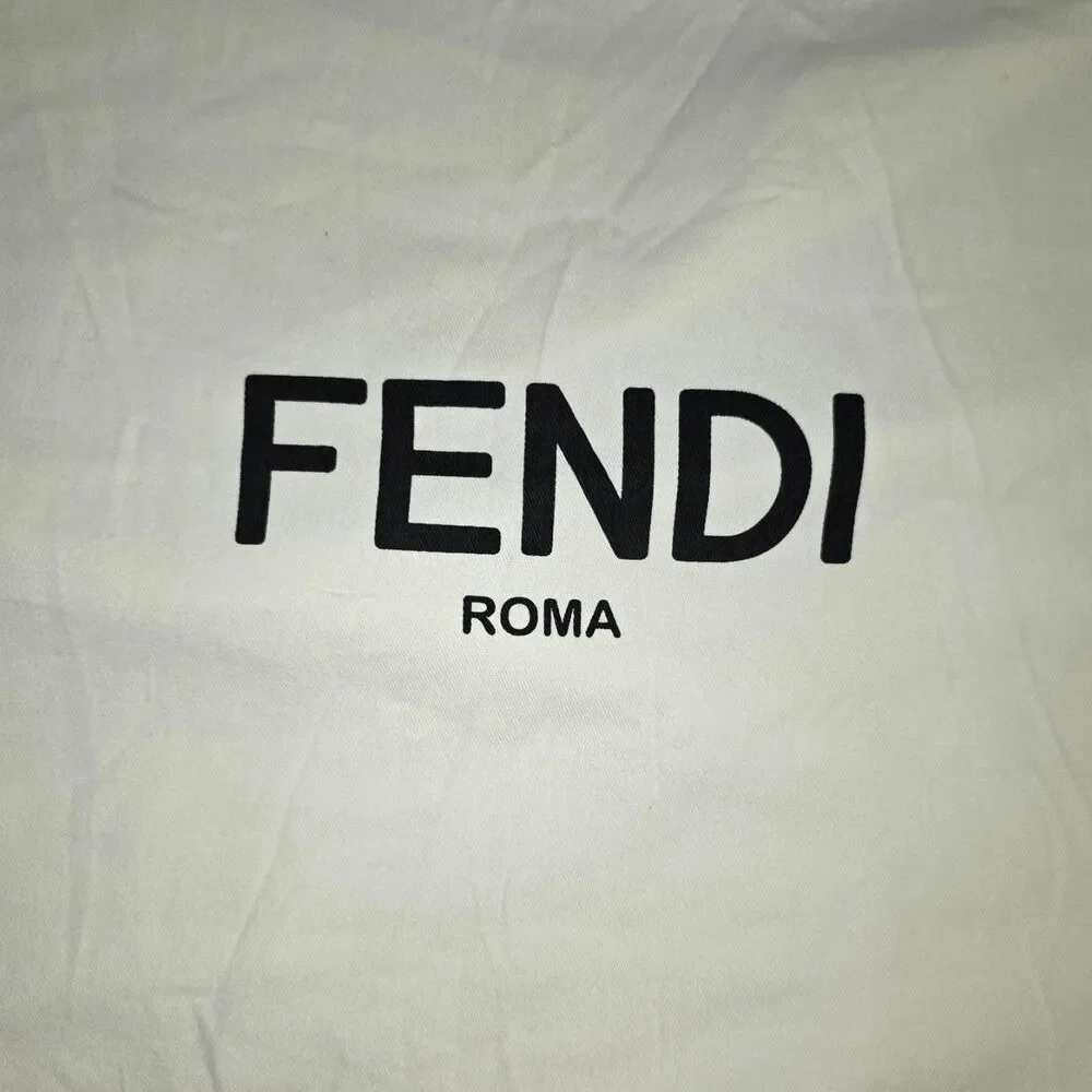 Fendi Roma Off White Dust Bag Standard Pillow Sham Cover 23.5x17.5